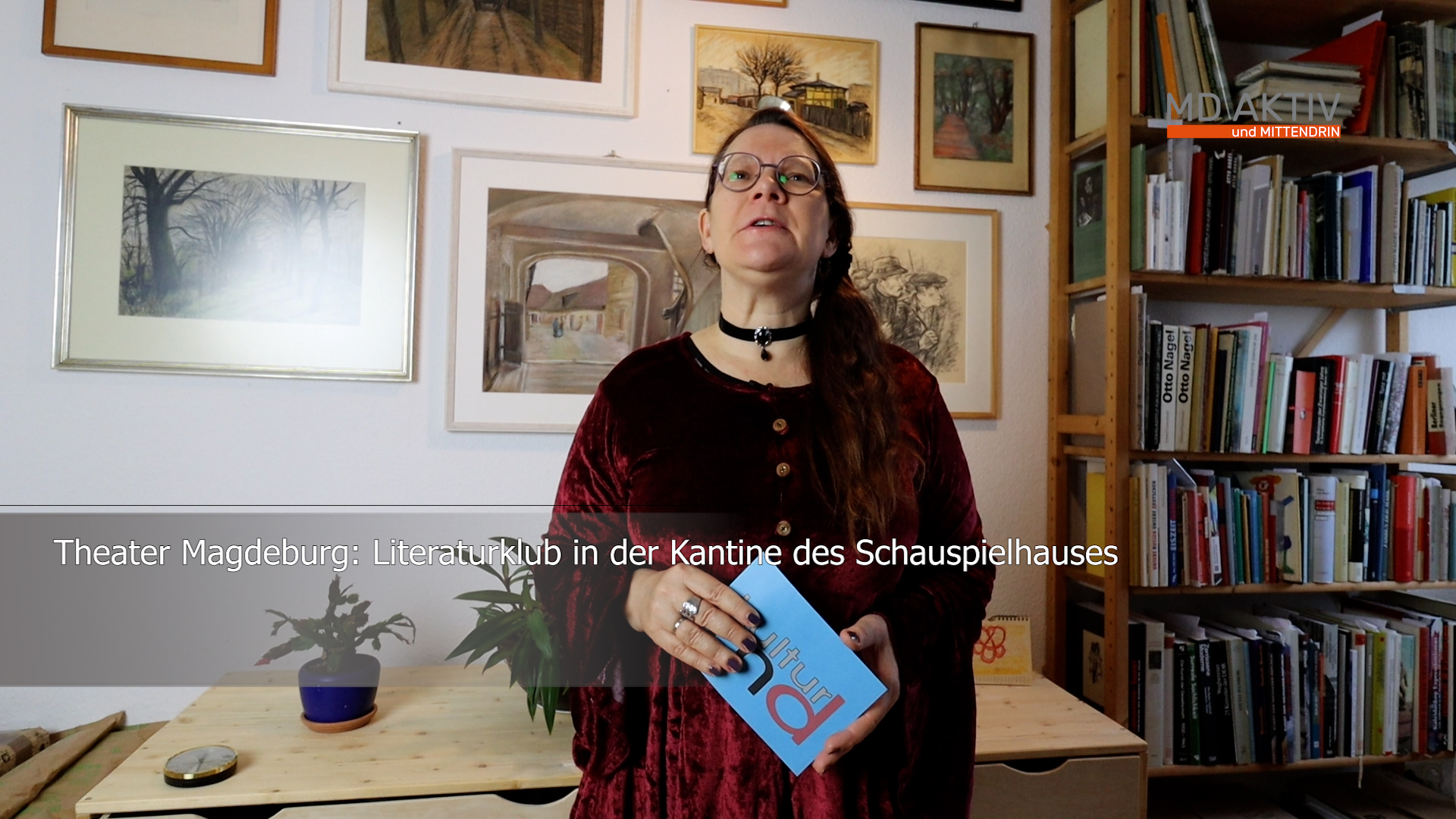 28.10.25: Theater Magdeburg: Literaturklub in der Kantine des Schauspielhauses