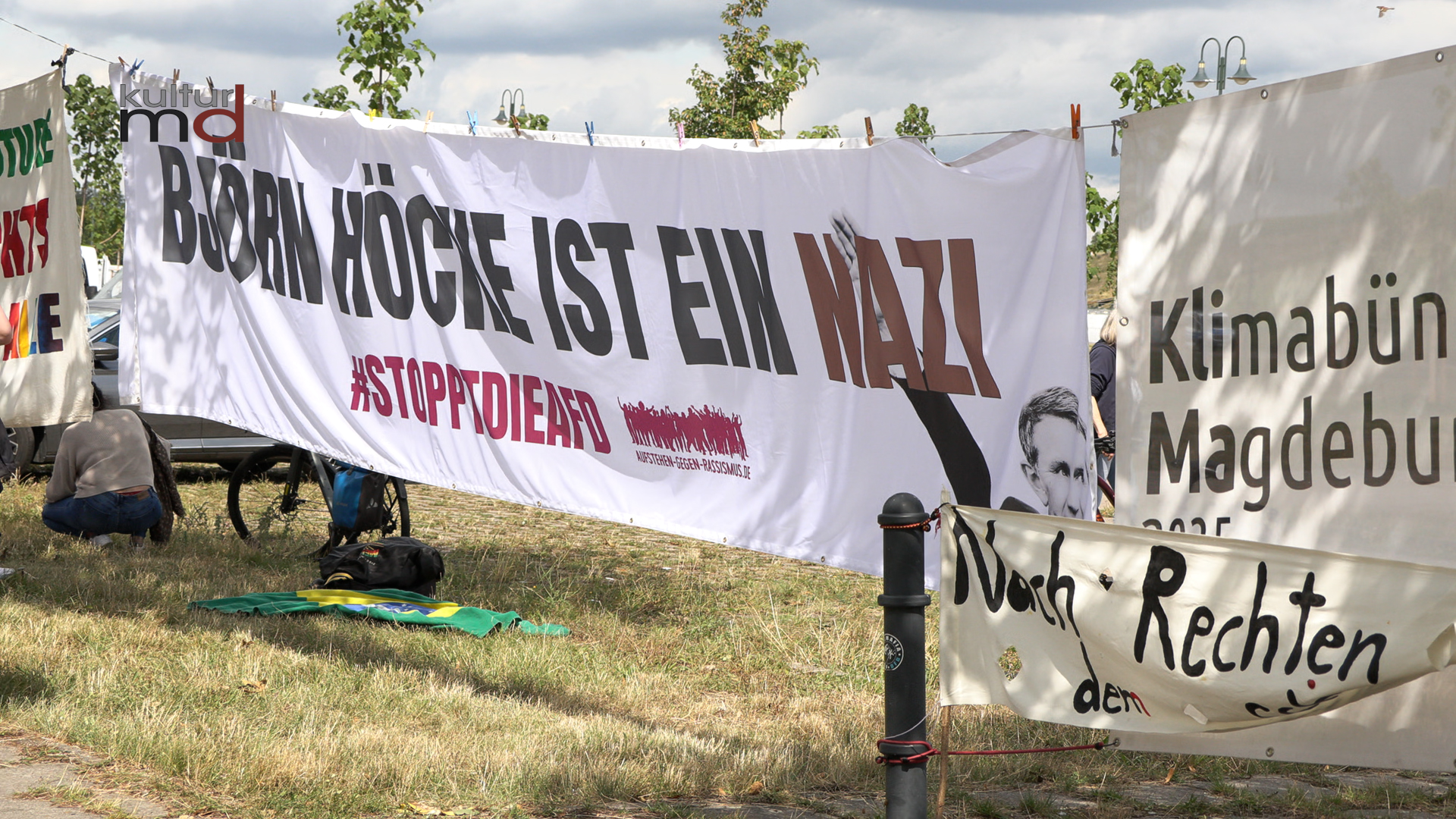 In Magdeburg Tausende protestieren gegen AfD-Parteitag